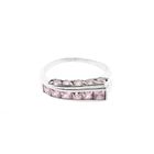 Image 3 of Silver Ring with Pink Zirconia