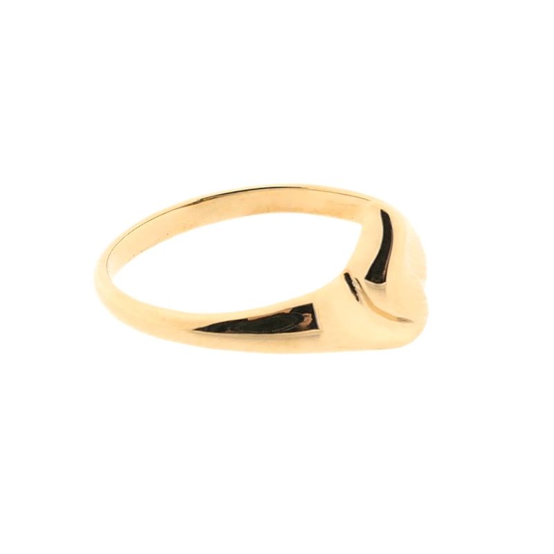 Image 5 of Gold Abstract Ring; 14 Karat; Size 17