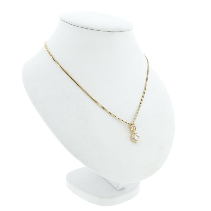 Image 7 of Silver plated pendant with zirconia