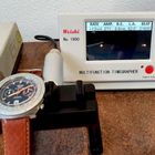 Image 7 of Heuer Calculator; Vintage chronograaf heren horloge