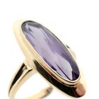 Image 3 of gold ring with amethyst | Vintage