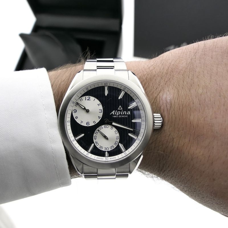 Image 15 of Alpina Alpiner Regulator; Automatic men's watch