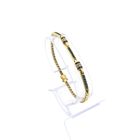 Image 1 of Gold bracelet with sapphire and diamond; 0.03 ct. | 18 cm