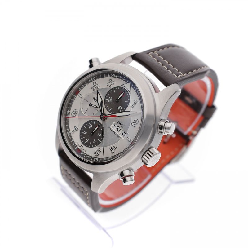 Image 3 of IWC Pilot's Watch Double Chronograph IW371806; Automatic Watch
