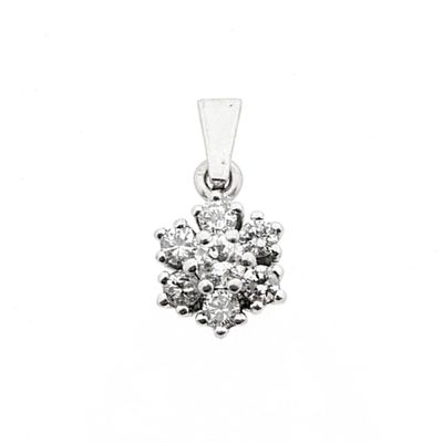 White gold pendant with diamonds | 0.40 ct. Image 1 of White gold pendant with diamonds | 0.40 ct.