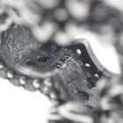 Image 8 of Pandora Charm; Silver; Open Heart and Rose Charm