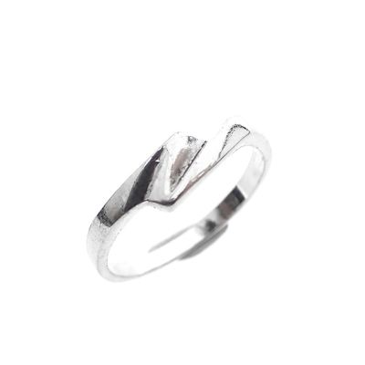 Image 1 of Silver ring with fantasy design