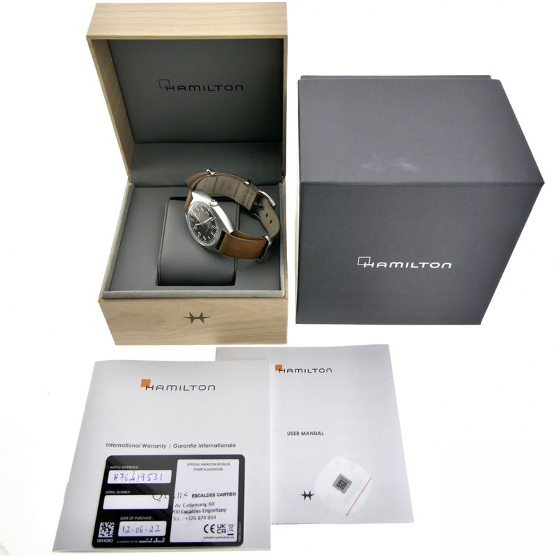 Image 12 of Hamilton Khaki Aviation Pilot Pioneer; Mechanical watch