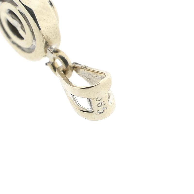 Image 8 of White gold pendant with zirconia