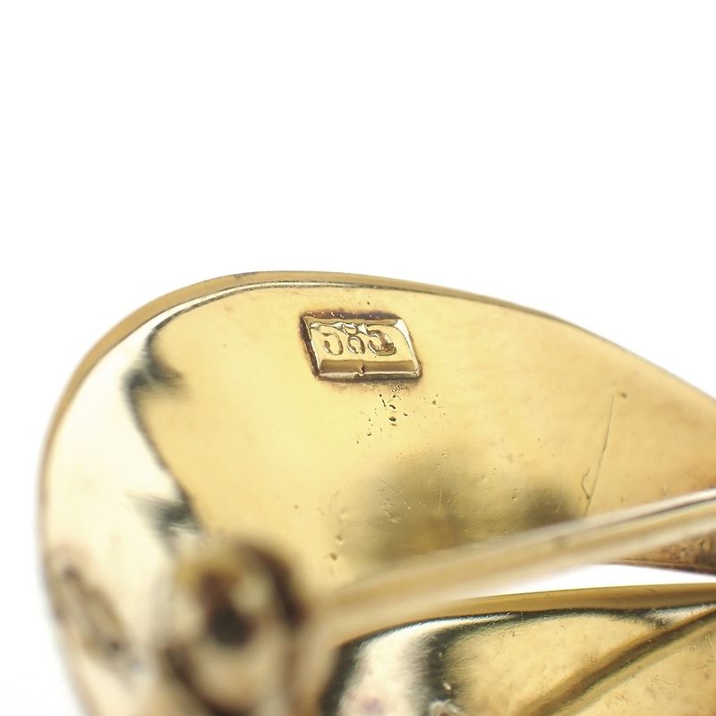 Image 9 of Vintage gold fantasy brooch