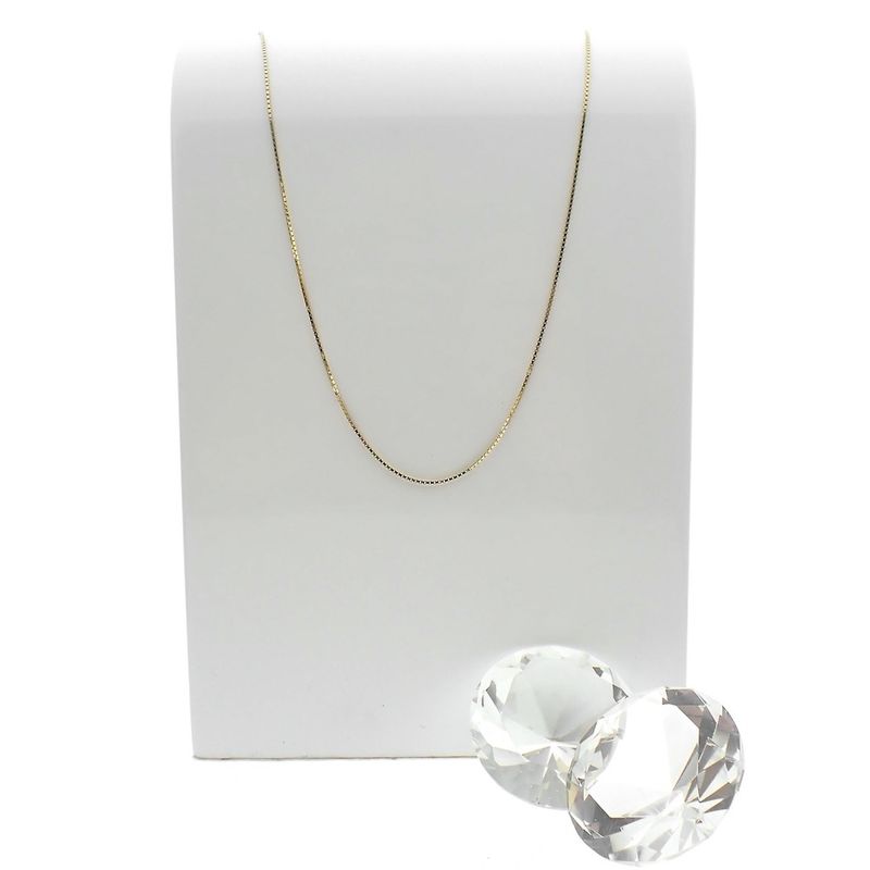 Image 3 of Golden Venetian link chain | 43 cm