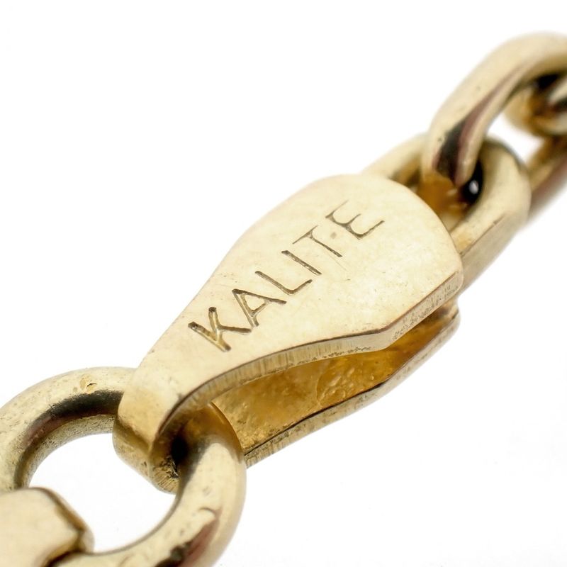 Image 12 of Gold anchor link chain with bars