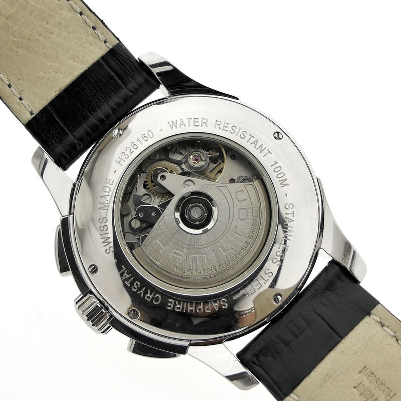Image 8 of Hamilton Jazzmaster H326160; Automatic chronograph men's watch
