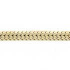 Image 3 of Double gold flat gourmet link chain