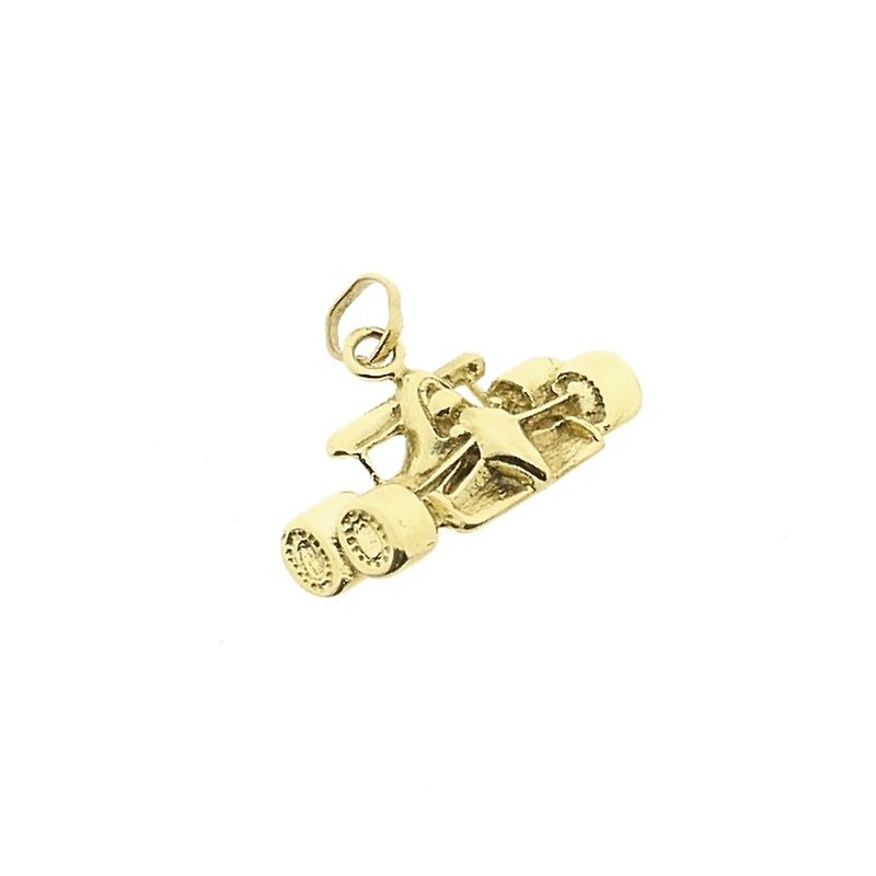 Image 5 of Gold pendant of a Formula 1 racing car