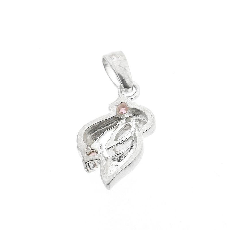 Image 5 of Silver fantasy pendant with colored zirconia