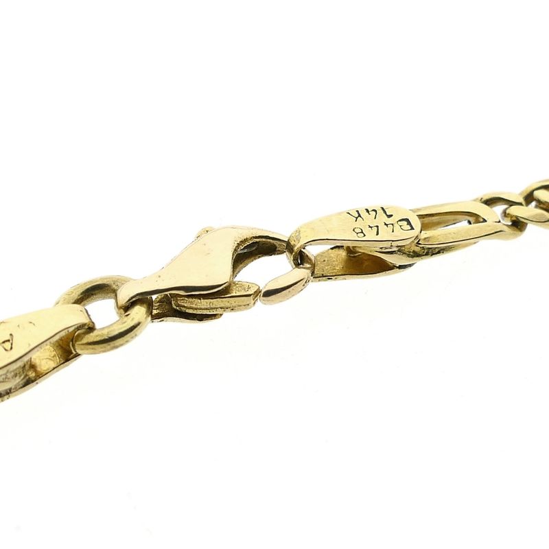 Afbeelding 5 van Gouden valkenoog schakelketting
