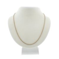 Gold snake link chain | 47.5 cm