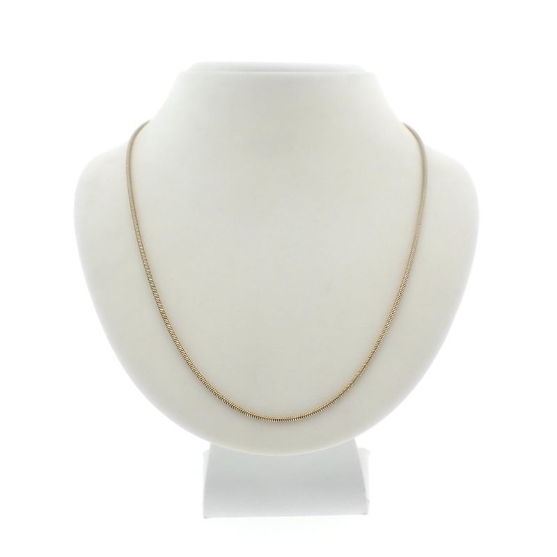 Image 1 of Gold snake link chain | 47.5 cm