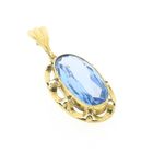 Image 5 of Gold pendant with Aquamarine