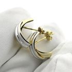 Image 4 of Two-tone gold stud earrings