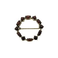 8 carat garnet brooch | Vintage