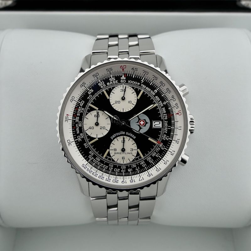 Image 14 of Breitling Old Navitimer II 'Patrouille Suisse' Limited Edition A13022; Chronograph men's watch