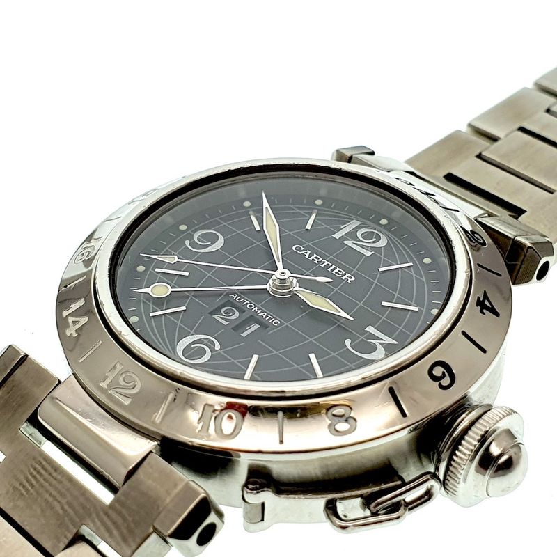 Image 10 of Cartier Pasha GMT; Automatic watch