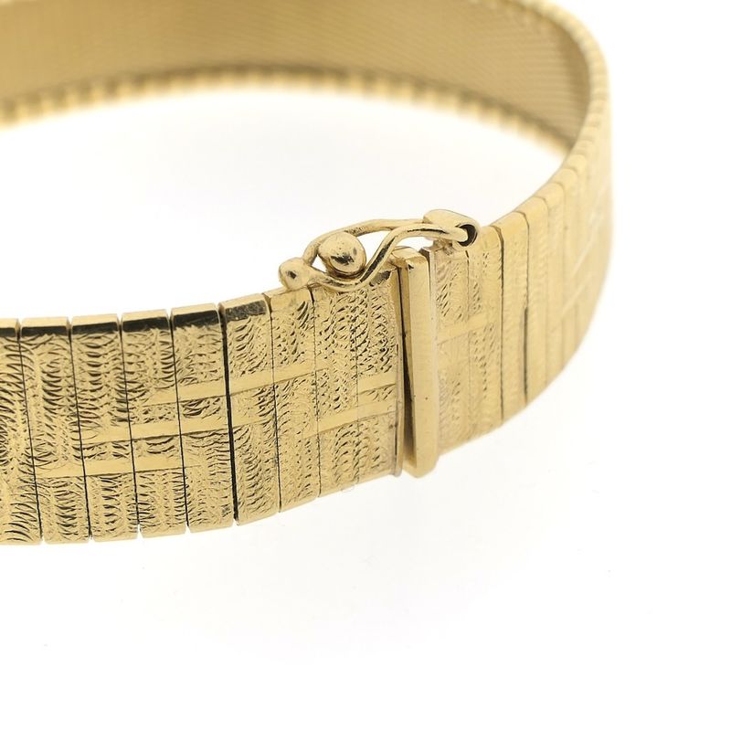 Image 3 of Vintage wide gold bracelet