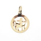 Image 6 of Gold zodiac sign pendant; Sagittarius