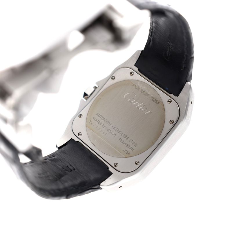 Image 10 of Cartier Santos Automatic 100 XL W20076X8; Men's Watch