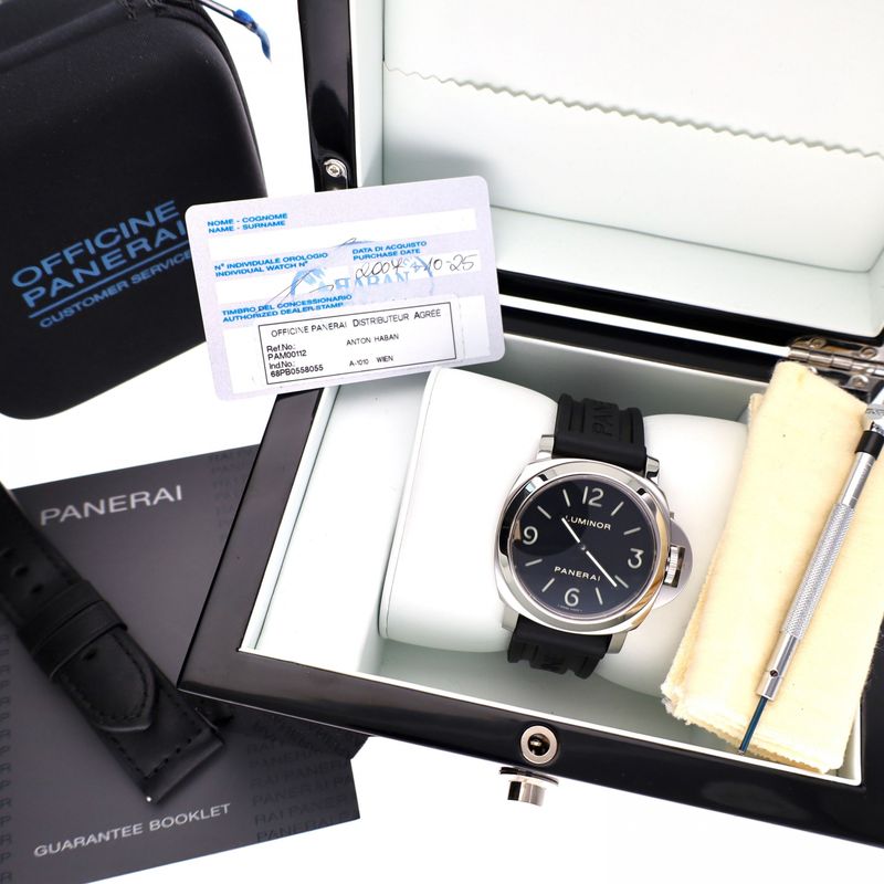 Image 13 of Panerai Luminor Base 44mm PAM00112; Men's Watch