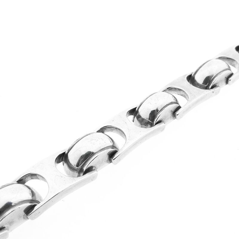 Image 9 of Silver robust Buddha to Buddha bracelet | 20 cm