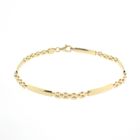 Image 1 of Gold Bismarck link bracelet | 18.5 cm