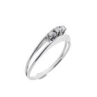 Image 1 of White gold ring with diamonds | 0.12 ct.