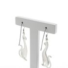 Image 4 of Silver earrings | Siamese