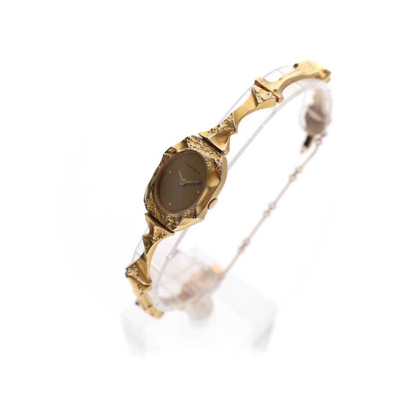 Image 3 of Lapponia 'Pola Negri'; 14k Gold Ladies Watch