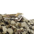 Image 2 of Two-tone gold ring with diamond | 0.11 ct.