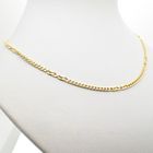 Image 4 of Gold Figaro link chain | 45 cm