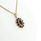 Image 6 of Gold pendant with garnet