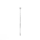 Image 1 of White gold brooch pin with diamond | 0.10 ct.