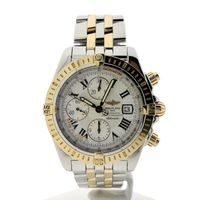 Breitling Chronomat Evolution C13356; Automatic rose gold/steel men's chronograph watch
