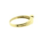 Image 7 of Gold solitaire ring with zirconia