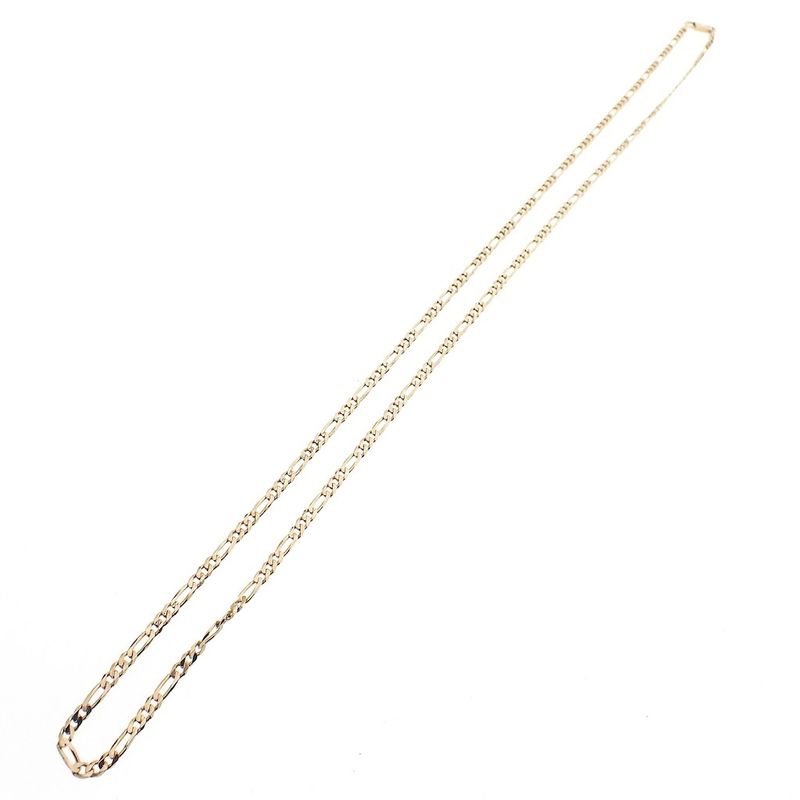 Image 4 of Gold long Figaro link chain