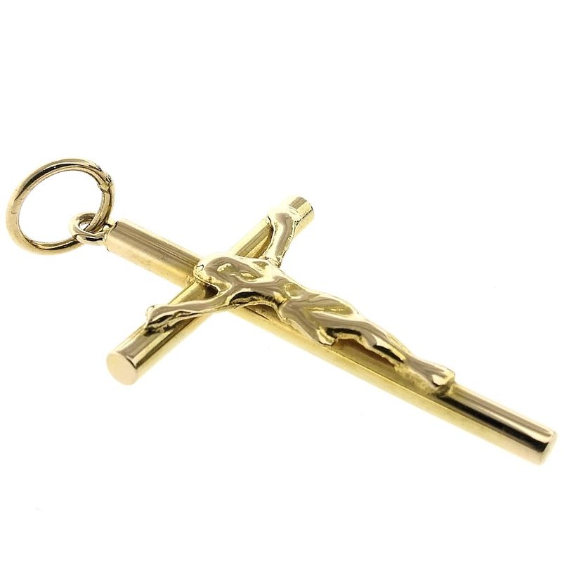 Image 5 of Gold pendant of a cross with corpus