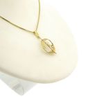 Image 9 of Two-tone gold pendant with pearl