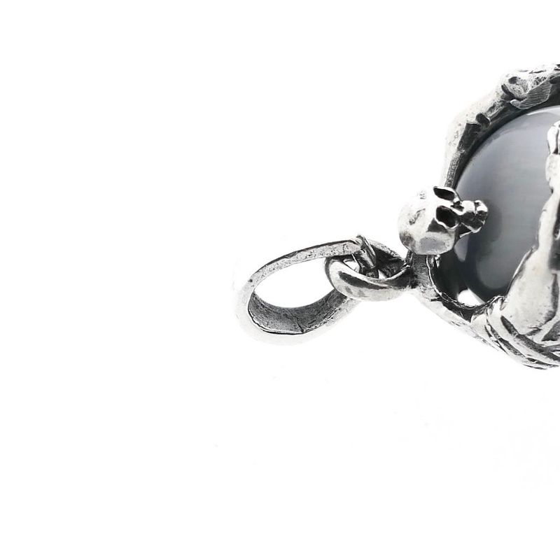 Image 5 of Gothic Pendant with Grey Cat's Eye