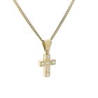 Image 8 of Gold cross with zirconia