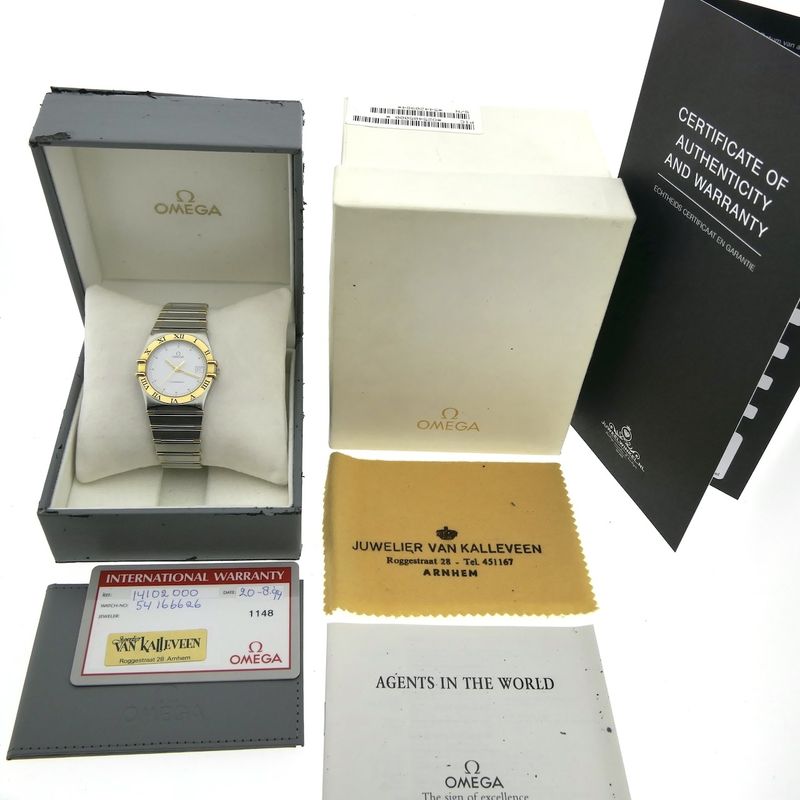 Image 14 of Omega Constellation 14102000; Gold/steel unisex watch