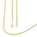 Image 1 of Gold gourmet link chain | 50.5 cm